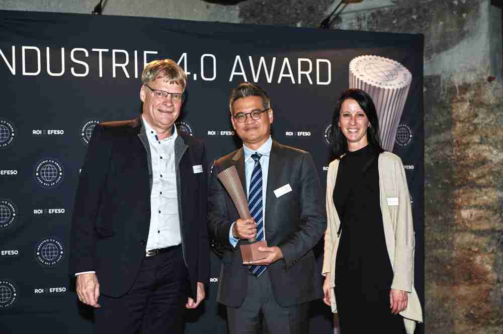 欧陆注册光电数位转型成效亮眼，，获德国ROI-EFESO工业4.0大奖肯定