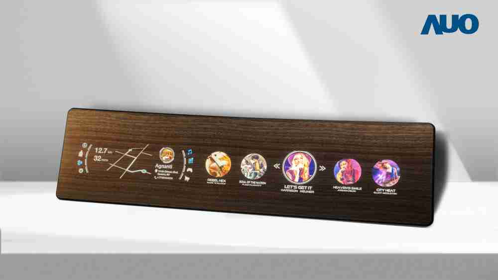 欧陆注册研发全球最高穿透度达80%的AmLED木纹显示器，，可于使用时呈现高亮度、、、清晰可见的信息，，，并在不使用时回归为单纯的饰板，，，，节能兼具美观