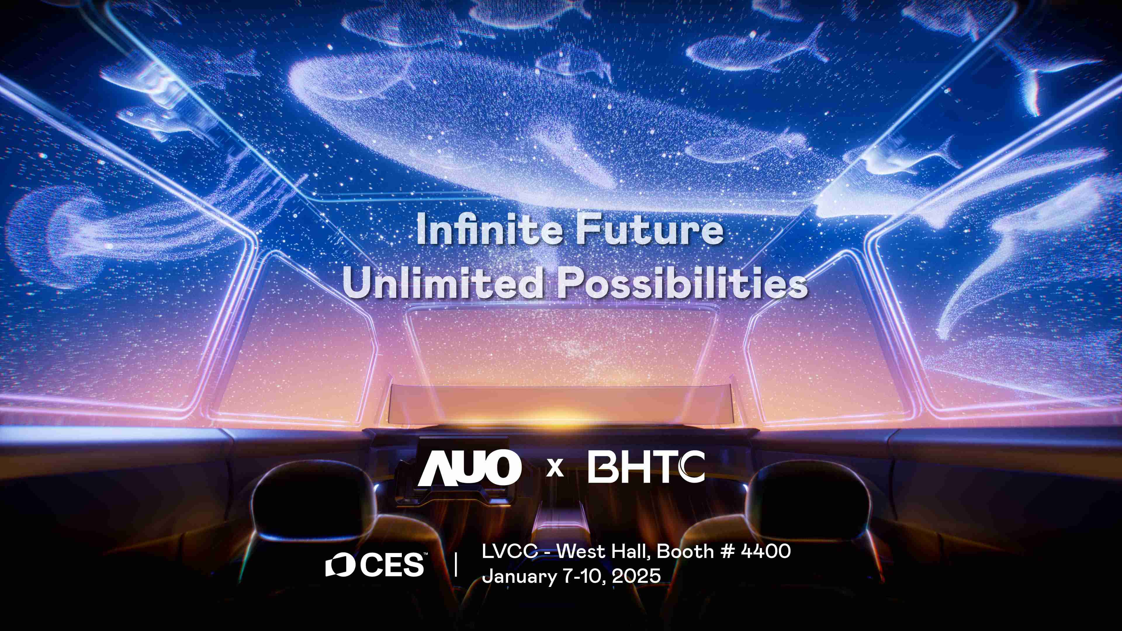 欧陆注册以Infinite Future, Unlimited Possibilies为主题，，，，联合BHTC于CES 2025扩大规模展出